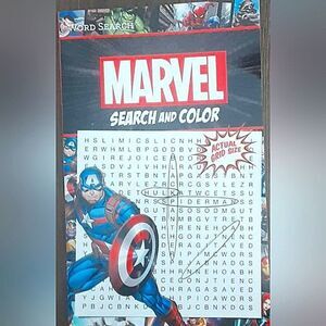 New Marvel Search and Color Book